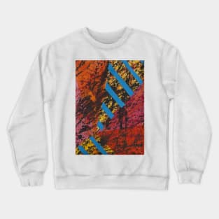 Corner Splatter # 8 Crewneck Sweatshirt